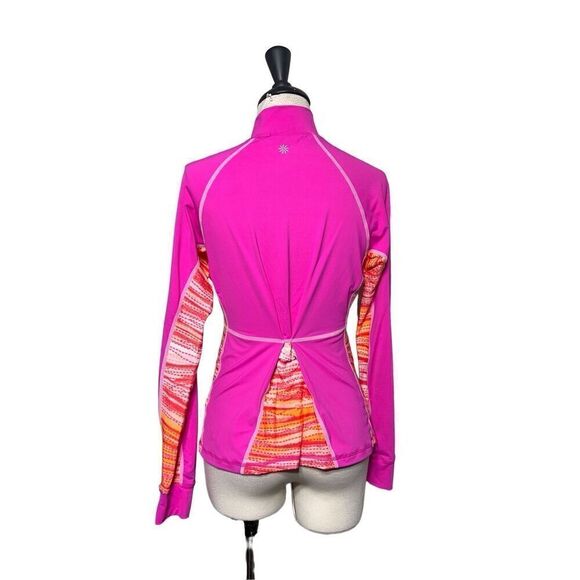 Athleta Long Sleeve High Neck Hot Pint Fitted Pullover Top Size M - Picture 2 of 4